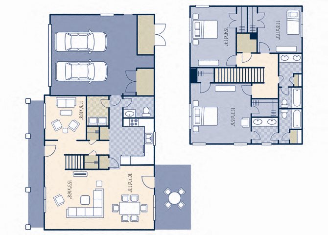 Joe Cannon North floor plan - cannon family homes